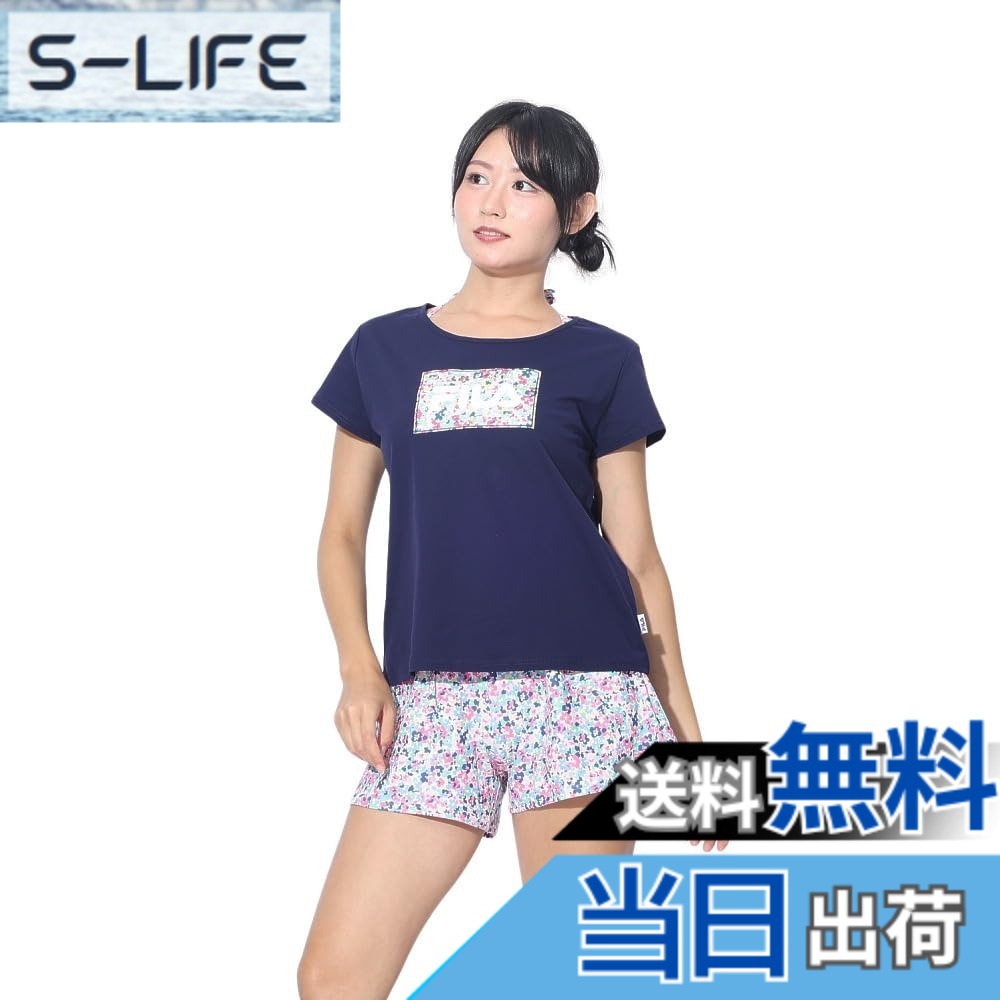 【貨物輸送無料】FILA ビーチカバーアップセットフィラ FILA レディース 水泳着 ビキニ4点仕掛ける 324603レディース 色：NV、大きさ：9