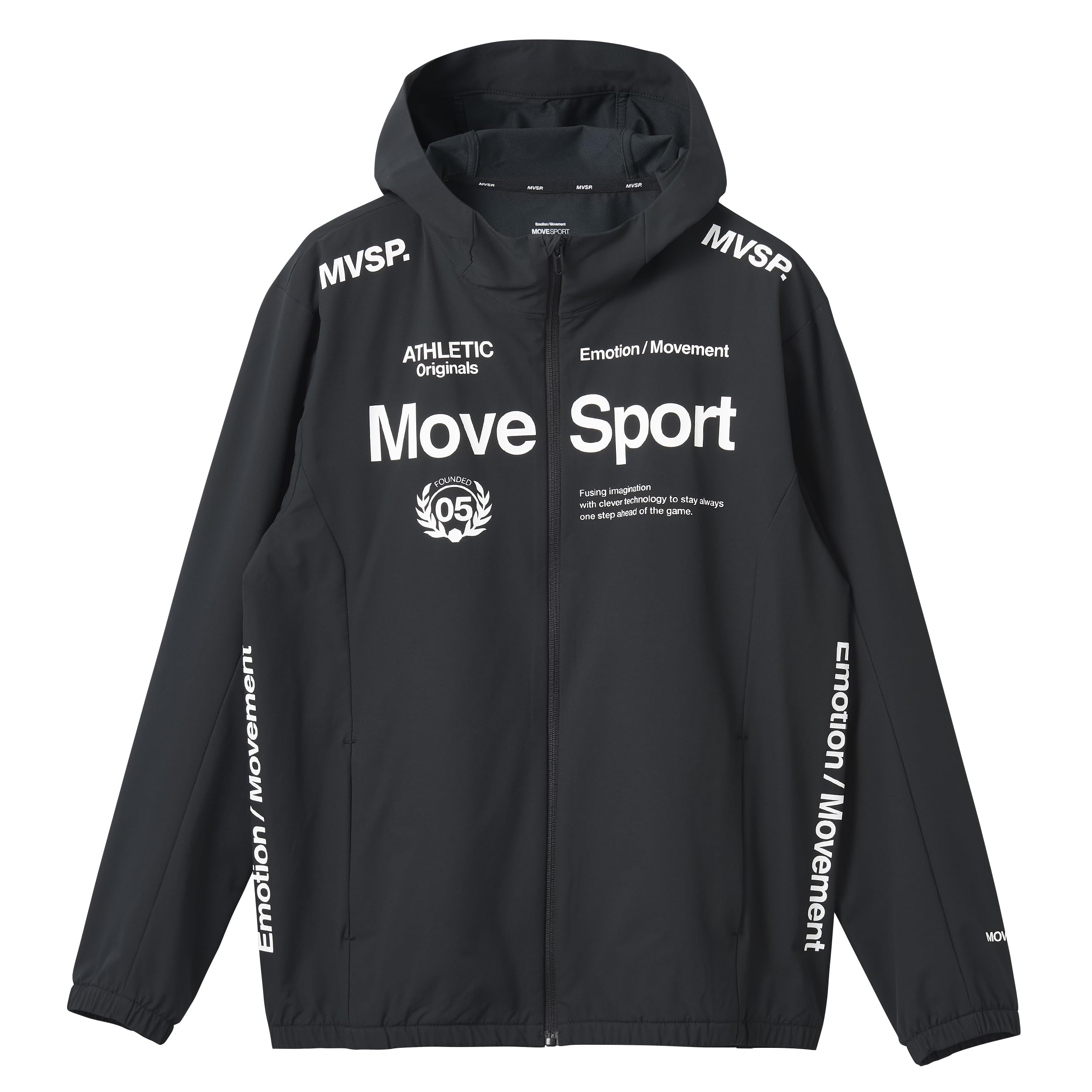 【貨物輸送無料】[デサント] ティーシャツ MOVESPORT 【石川祐希着付けるひな形あり】 AIRY TRANSFER 点火装置ウォーム フルジップフーディー 軽さ 4WAY伸ばすこと 保温 はっ水 形づくる 駈けっくら 色：BK00(ST4FJK21M)、大きさ：L
