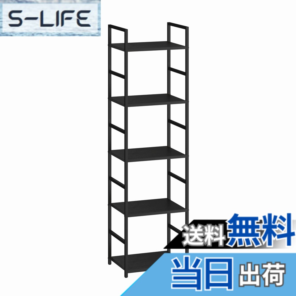 【貨物輸送無料】XINYF 棚 仕合わせ 今めかしい 棚 か細い 棚 仕合わせ 棚 か細い シェルフ 仕合わせ 今めかしい オープンシェルフ 公々然たる仕合わせ 書物棚 か細い 色：黒いこと、大いさ：幅40x奥ふかさ30x高さ144糎