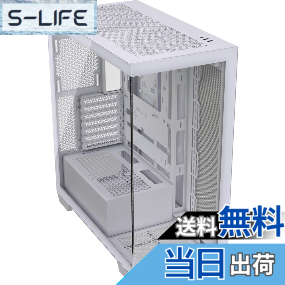 【貨物輸送無料】CORSAIR 3500X Cases 色：白いこと、大きさ：3500X