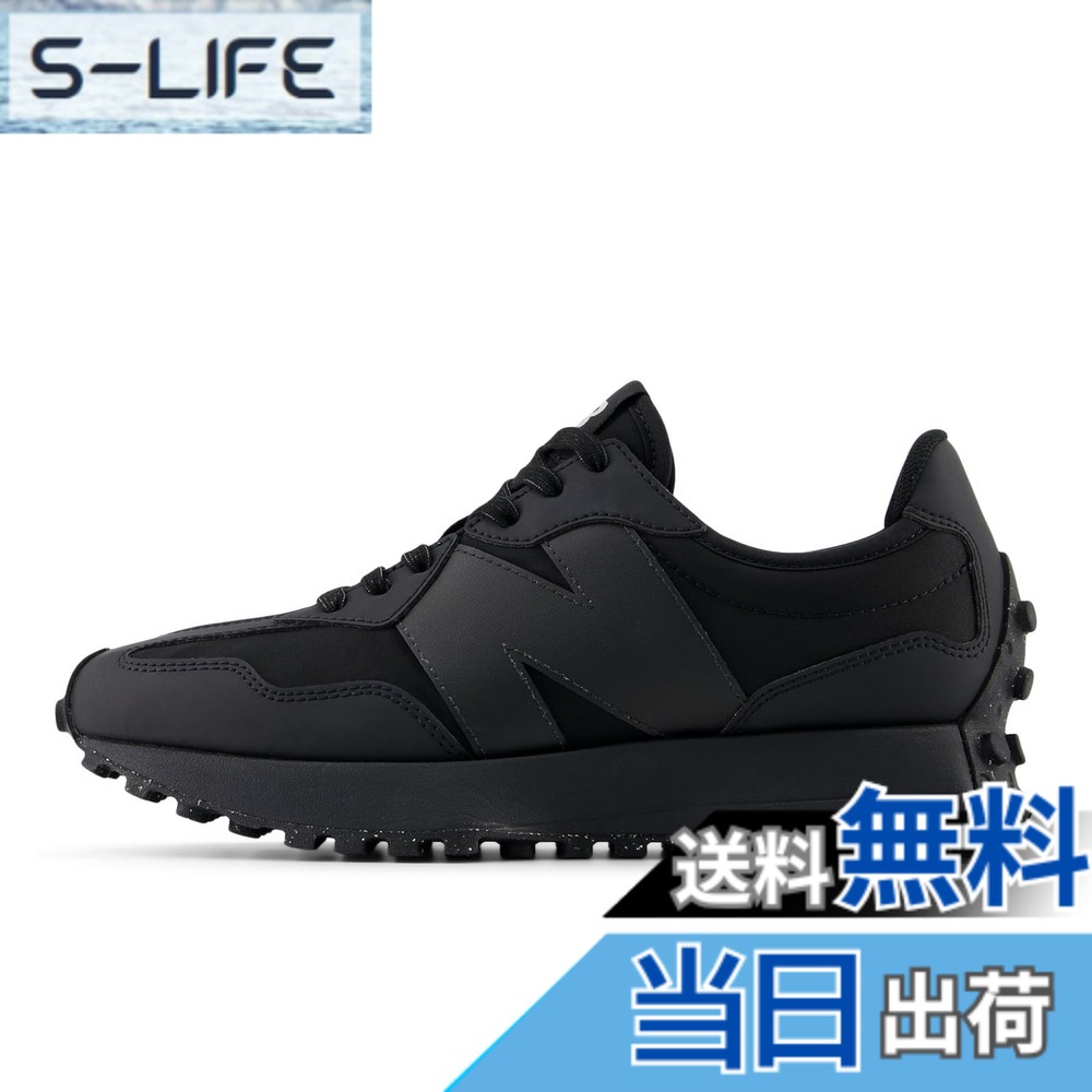 【貨物輸送無料】new balance(ニュー平衡にする) レディース 327 WS327 W327 旧青写真スニーカー 色：TBC(BLACK)、大きさ：23.5 糎 B