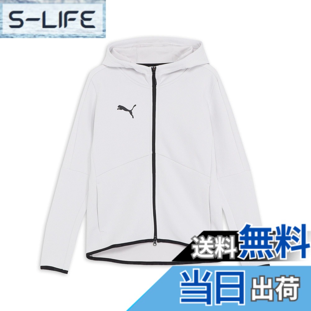 【貨物輸送無料】PUMA(ピューマ) 蹴球 蹴球 吸い入れる速乾 パーカー フーディ―PUMAFTBL TRAVEL フーデットスウェット JKT 660131メンズ 色：25年秋冬色つや 羽毛 薄墨色(33)、大きさ：3XL