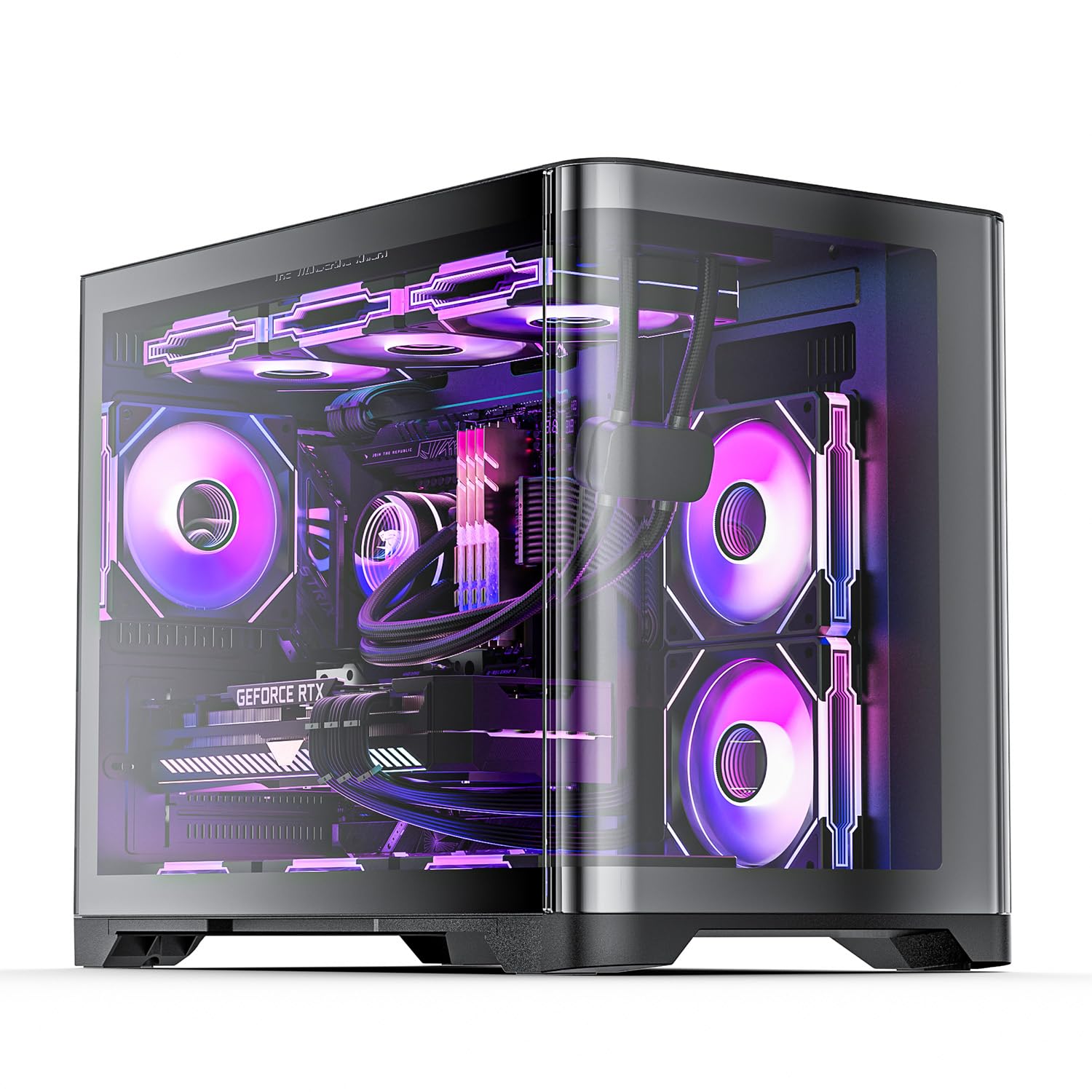 【貨物輸送無料】AsiaHorse ATX マイコン入れもの 色：黒いこと、大きさ：453MM(L)*280MM(W)*377MM(H)