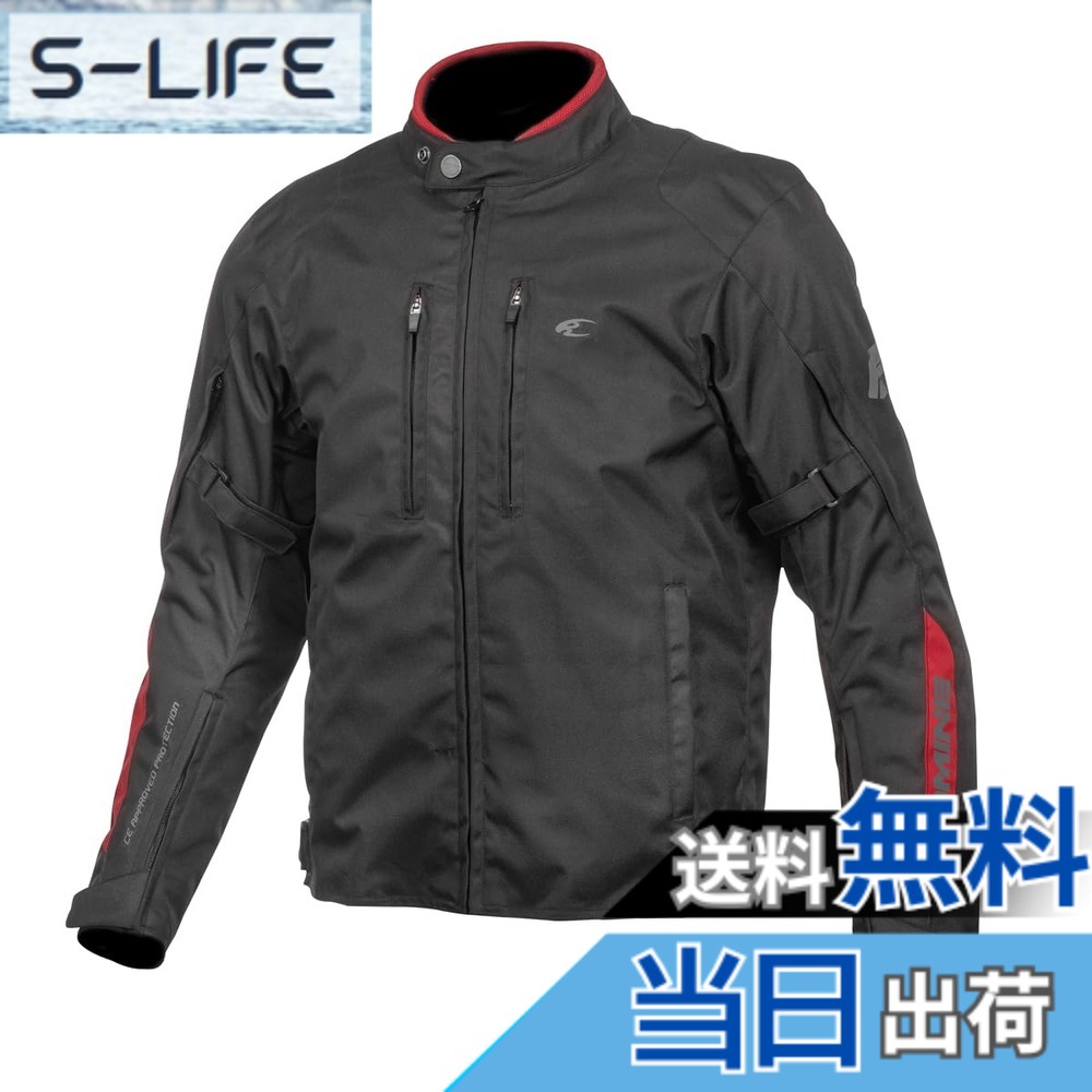 【貨物輸送無料】[コミネ] 自動二輪車 保護 三冬 上衣 保温下着類 プロテクター 秋 冬 07-603 JK-603 色：KOMINE Black Red、大きさ：3XL