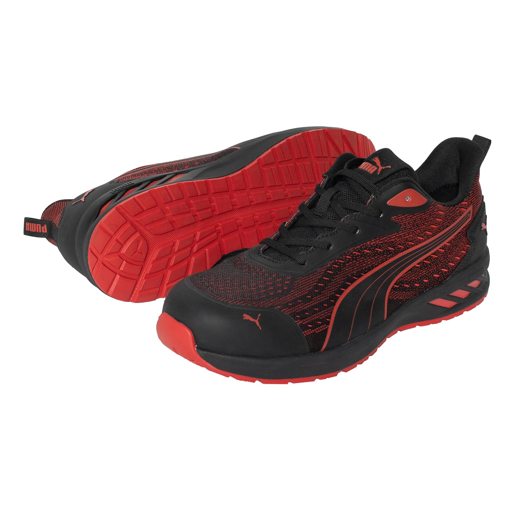 【貨物輸送無料】PUMA SAFETY(プーマセーフティー) メンズ JAPAN ATHELETIC安全性のある靴 やり方靴 GLIDE グライド 置き目 色：赤いこと、大きさ：27.0 珊 3E