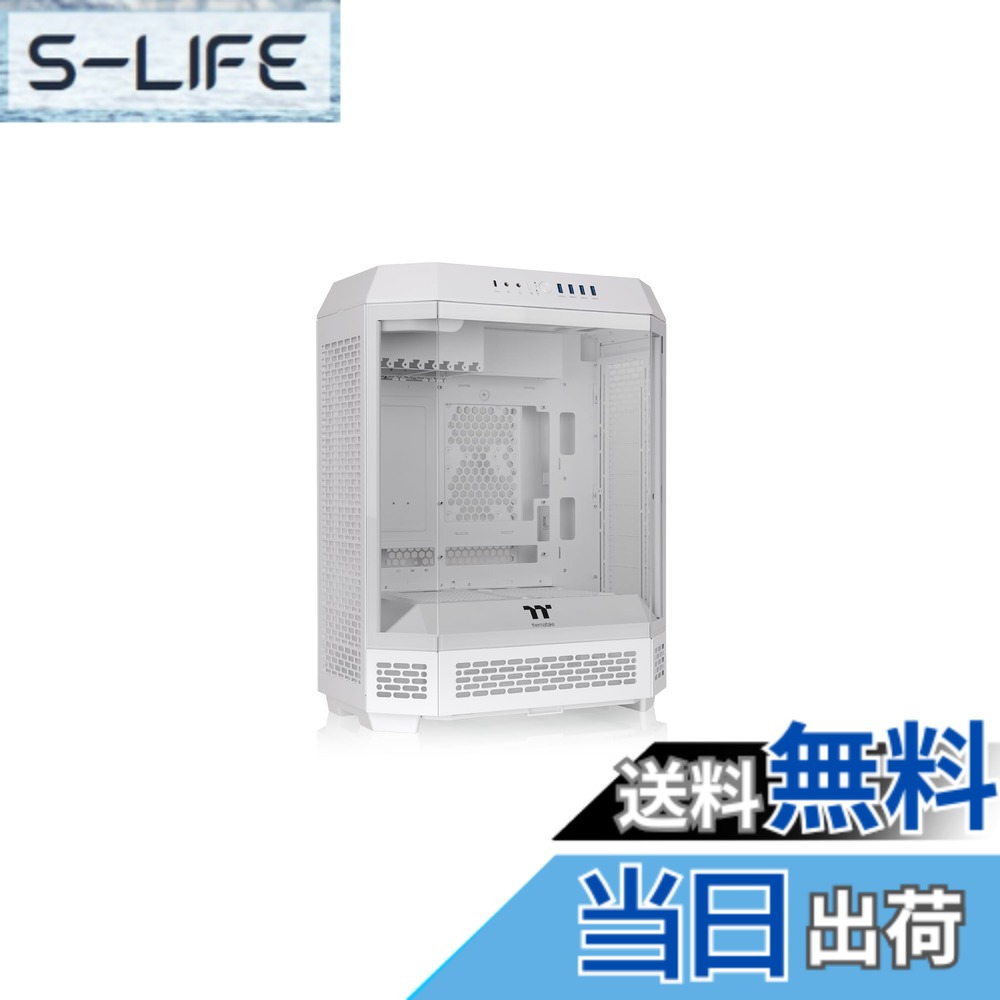 【貨物輸送無料】Thermaltake The Tower 600 色：Snow