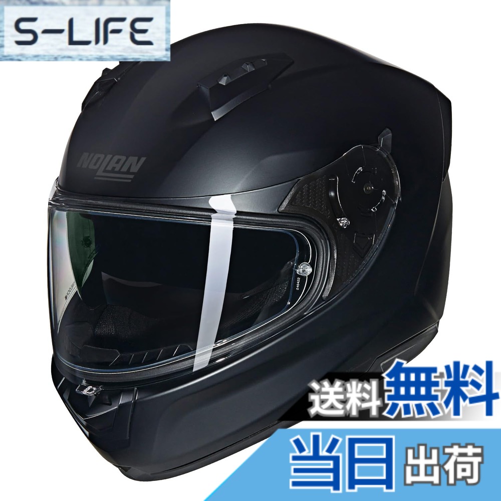 【送料無料】【国内正規品】 NOLAN (ノーラン) バイク用 ヘルメット フルフェイス N60-6 色：FLATBLACK/302、サイズ：XL｜S-LIFE