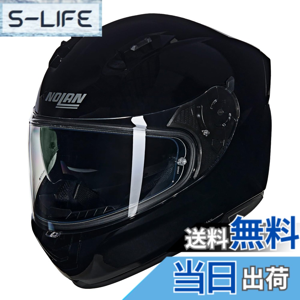 【送料無料】【国内正規品】 NOLAN (ノーラン) バイク用 ヘルメット フルフェイス N60-6 色:BLACK/301、サイズ:XL|S-LIFE
