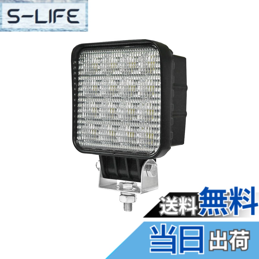 【送料無料】Led work light with switch 色:ホワイト、サイズ:拡散レンズ 48W スイッチ付き|S-LIFE
