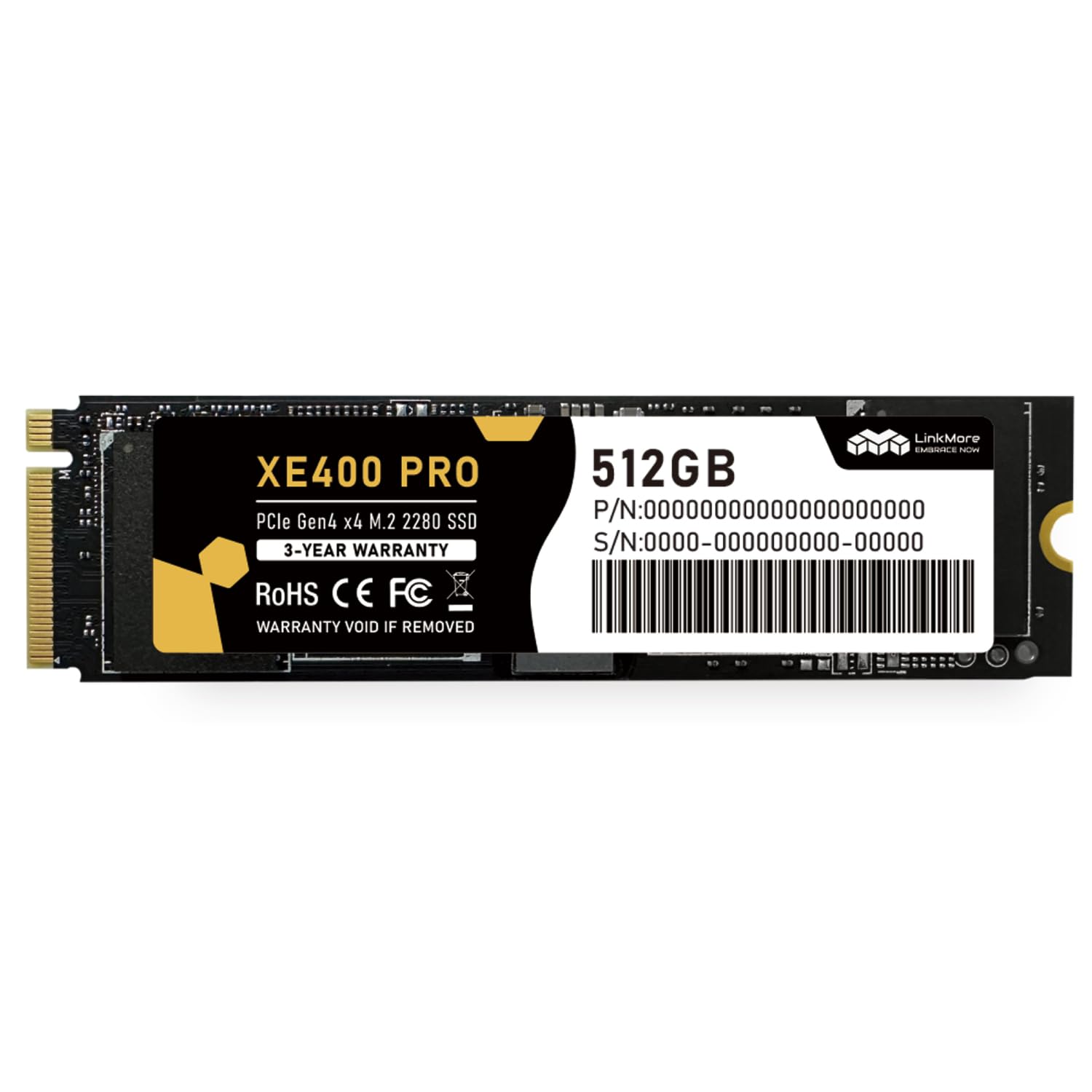 【送料無料】LinkMore Gen4 PCIe 4.0 NVMe SSD 色：PCIe4.0-XE400 PRO、サイズ：512GB｜S-LIFE