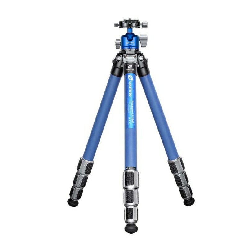 並行輸入品 Leofoto ( レオフォト ) LP-284C+LH-30R(FB) ポセイドンシリーズ 三脚雲台セット フルブルーモデル|コストクール