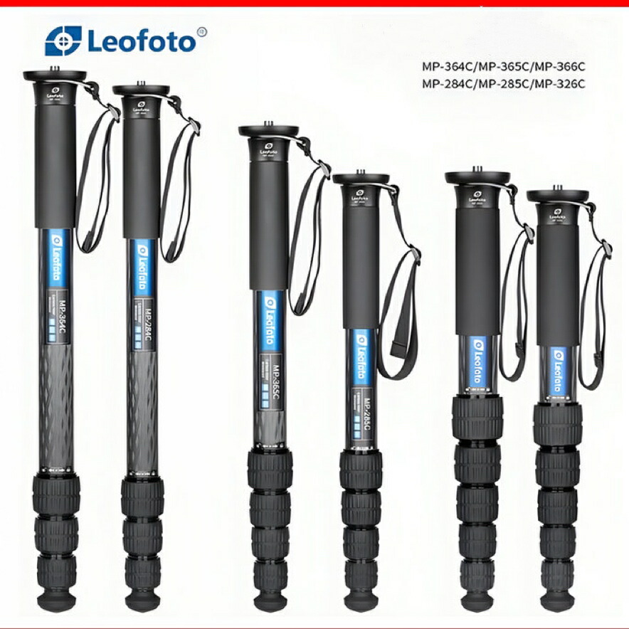 [並行輸入品] Leofoto レオ写真絵 Leofoto MP-365C MP-326C/284C/285C/364C/365C/366C一脚 炭素 野鳥映画化 運動競技映画化