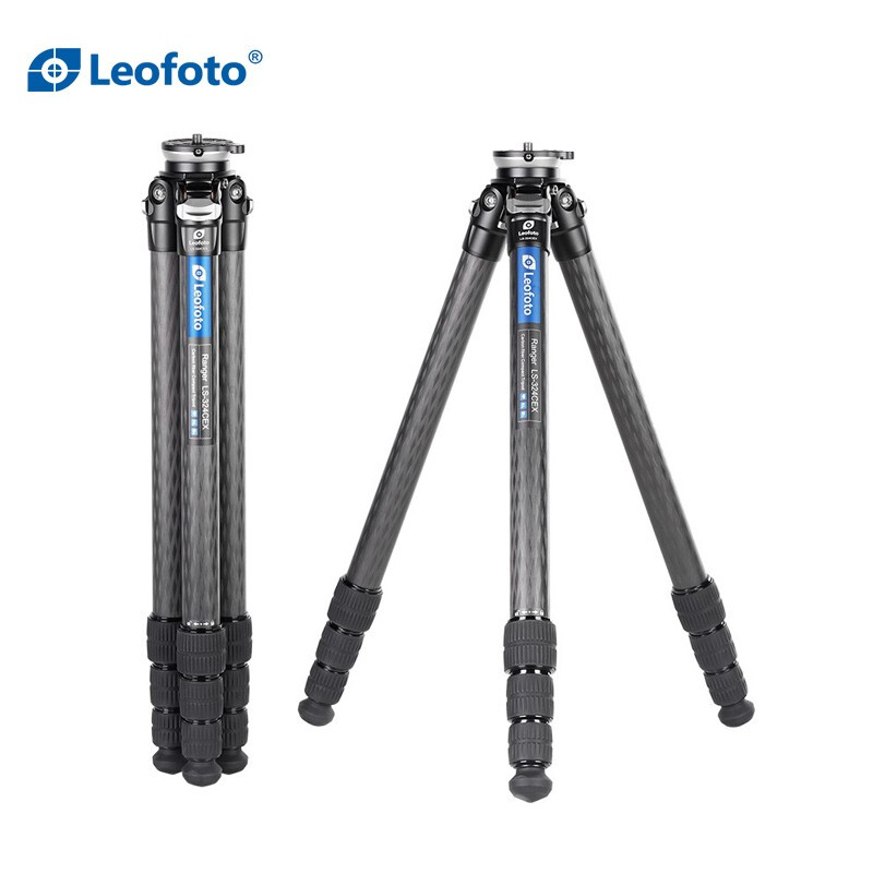 【並行輸入品】Leofoto LS-324CEX レベリング積み上げる 三脚架 炭素 LSレンジャー続きもの 4段 LS-324CEX+BV-10  BV-10
