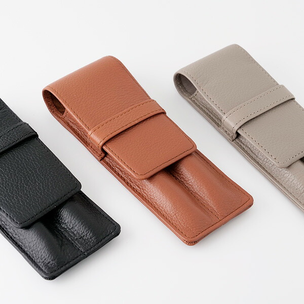 楽天市場】Brelio 本革ペンケース オイルバッファロー ワイドフラップ