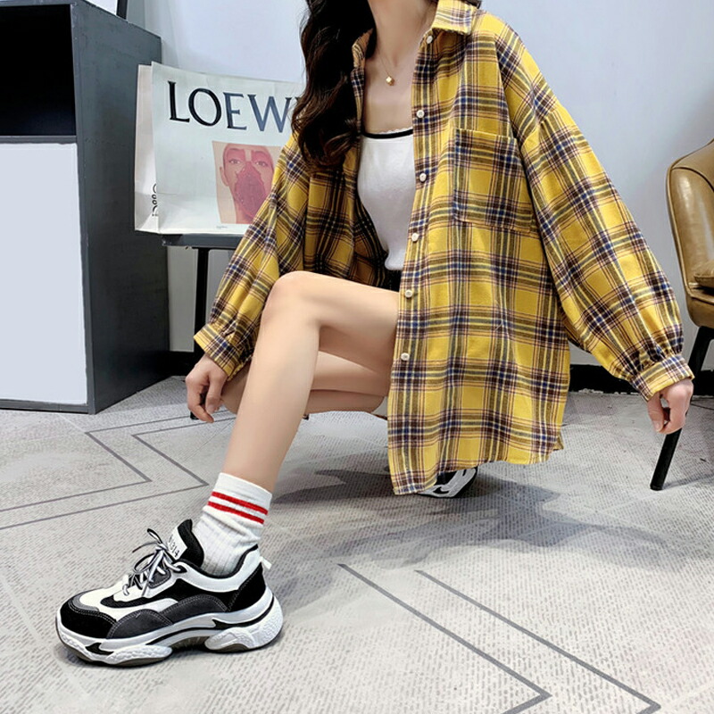 9/26！クーポンで2,060円】 チェックシャツ チェック柄 シャツ