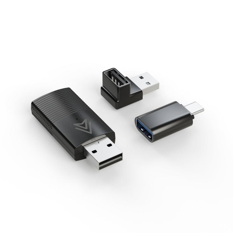 MINIX NEO 無線電話 Android Auto アダプタ、2025 年最新無線電話 Android Auto アダプタ、有線 Android Auto を無線電話 Android Auto にうつり変わり、自動小銃繋ぎ合わせる、プラグアンドプレイ、Bluetoo 家電-その他