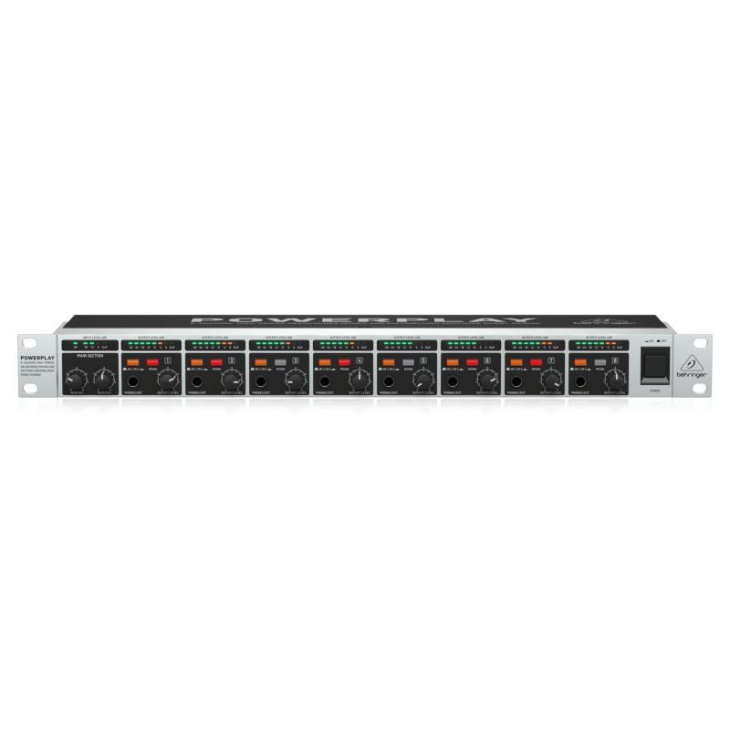 Behringer ヘッドフォンアンプ 8ch 1Uサイズ 2バンドEQ搭載 HA8000 V2