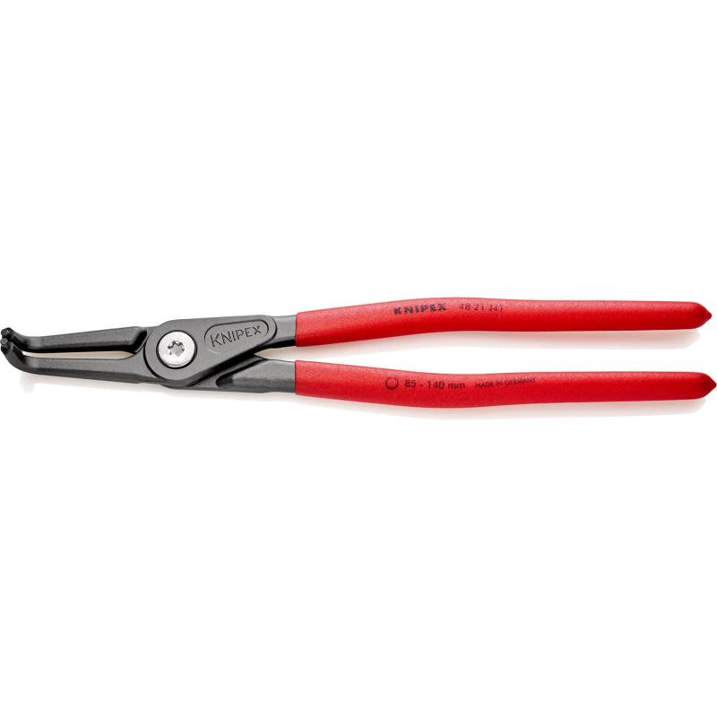 クニペックス KNIPEX 4821-J41 穴用精密スナップリングプライヤー 曲(SB)｜SLOPEUP
