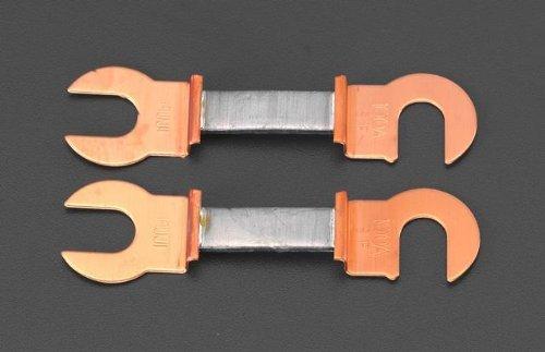 エスコ(ESCO) 300A/75mm 銅つめ付ヒューズ(2本) EA758ZP-9