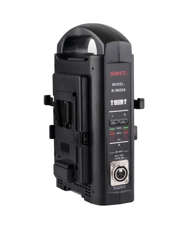 SWIT S-3822S Vマウントバッテリー急速チャージャー DC出力付き