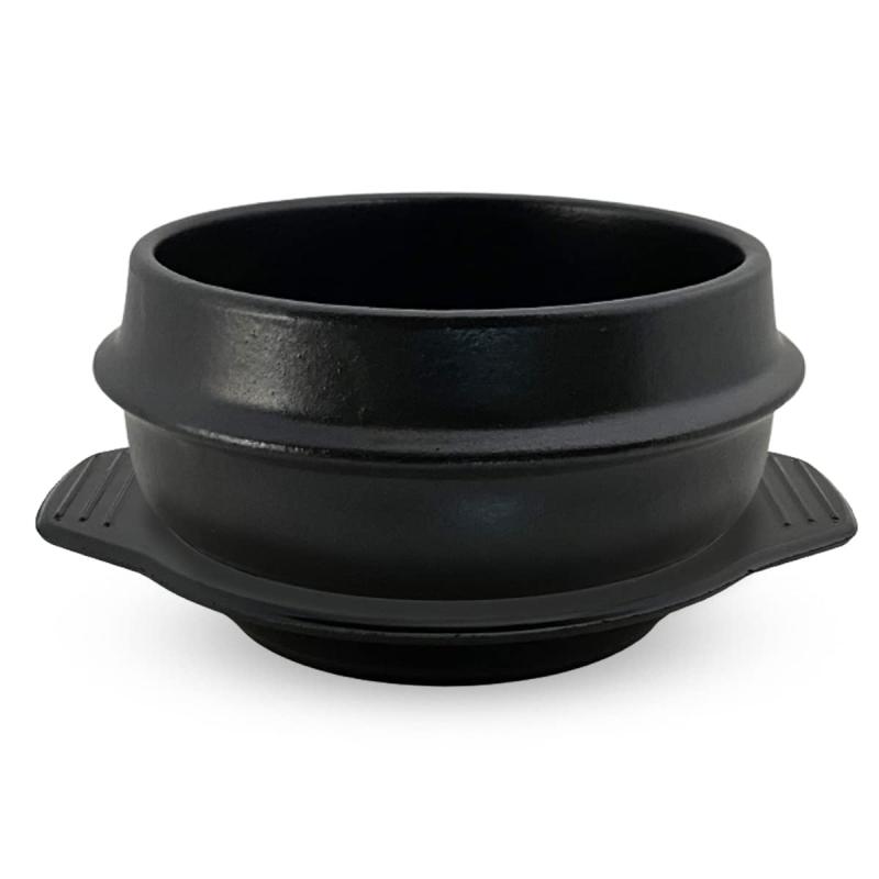 J-kitchens 耐熱陶器 チゲ鍋 トッペギ 19cm 受皿付き韓国製