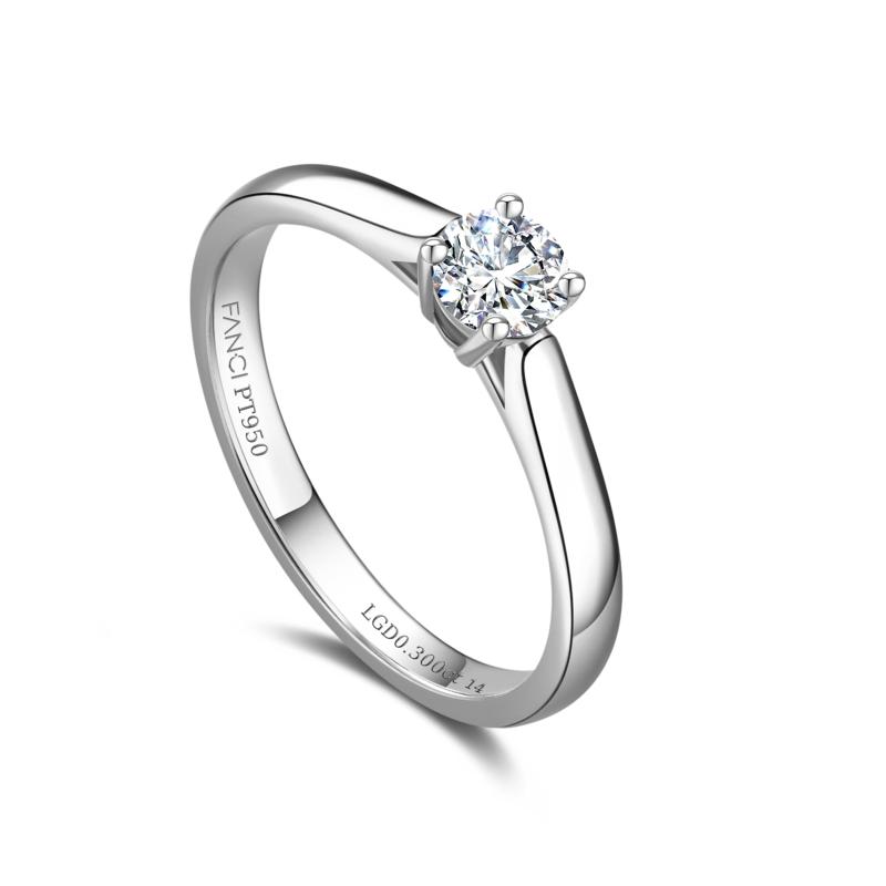 [FANCIME] プラチナ リング ネックレス レディース 1粒 ダイヤ ラボグロウンダイヤモンド 1石 0.5ct 0.3ct (DEF/VS) プロポーズ 指輪 ソリティア リング 定番 PT950 結婚指輪 婚約 誕生日 記念日 クリス