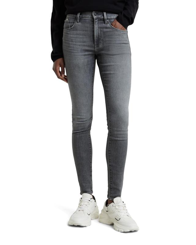 [G-Star RAW ジースターロゥ] ジーンズ デニムパンツ レディース スキニー ストレッチ グレー 3301 Skinny Wmn D05175-D535-G731-W26/L28 20,569円