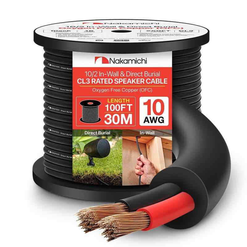 Nakamichi CL3 Listed OFC Cable Black
