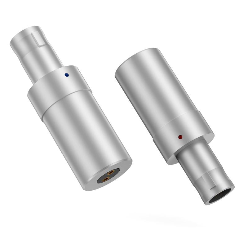 okcsc HD800-0.78mm 変換プラグ イヤホンジャック 変換 HD800(オス) - 2Pin 0.78mm(メス) 高純度銅 ゼンハイザー用 HD800S・HD820・HD800に適合する 2個セット