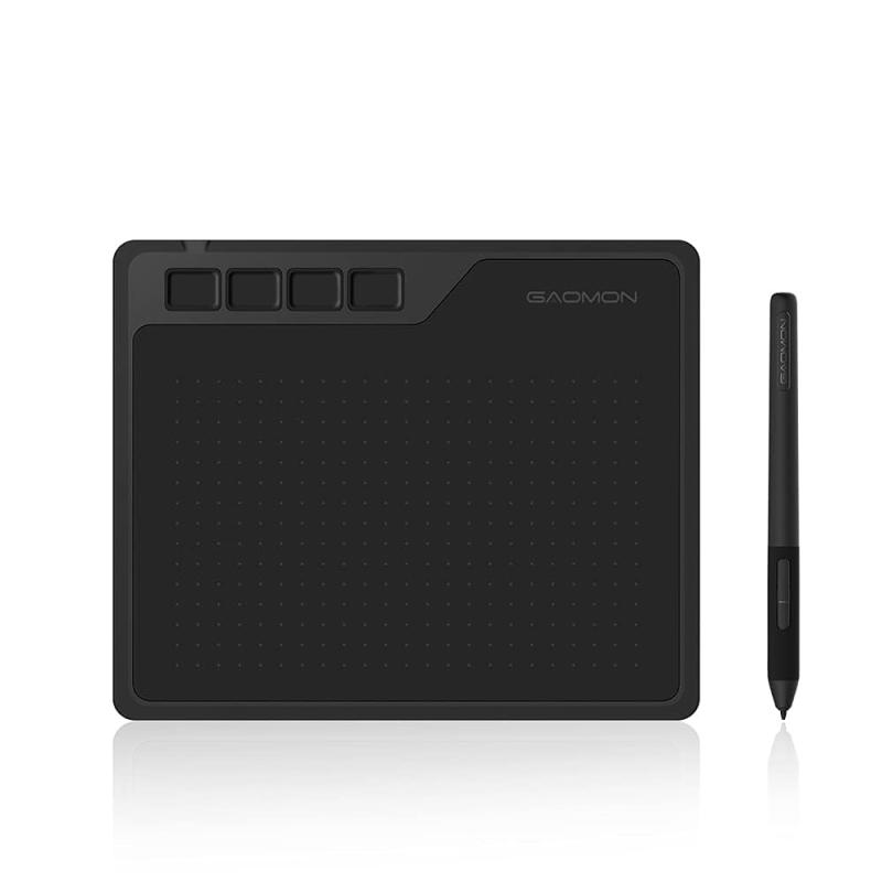 GAOMON S620 6.5x4インチペンタブ 8192レベル筆圧４ショートカットキーや電源不要ペン搭載 windows/mac/android対応 イ