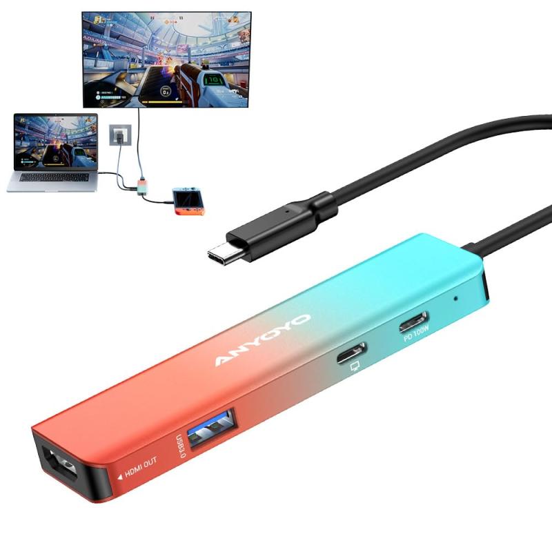 キャプチャーボード、Anyoyo 1080p 60fps Capture＆4K30入力ビデオグラバー