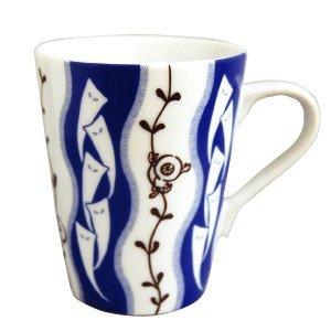 ゲゲゲの鬼太郎 アイビーマグカップ ブルー画像