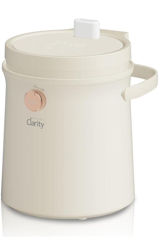 “ タンク 丸ごと洗える スチーム式 加湿器 ” クラリティ クリーンポット お手入れ簡単 清潔な蒸気 大容量 3.0L おしゃれ 加熱式 6畳 10畳 お手入れ簡単 寝室 連続稼働時間 6時間以上 Clarity-h23 13,882円