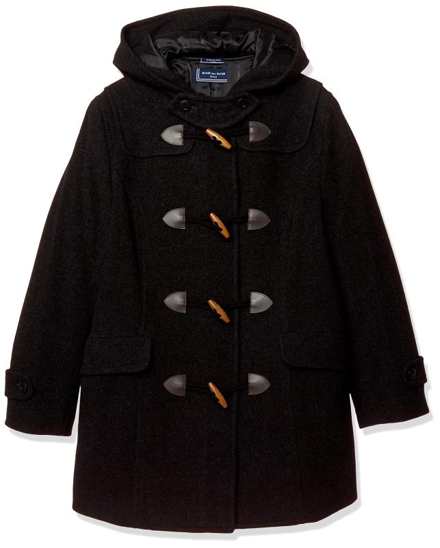 OLIVE des OLIVE School(オリーブ デ オリーブ スクール) ファスナー付きダッフルコートJC752レディース