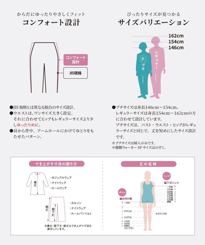 らくラクパートナー アウターパンツ[ワコール] 影ぼうしを覆いかぶせるして、はきごこちも好いたらしい 引っ切り無い 伸ばすこと原材料 身寄り用タンブルかわき切る機相応う 酉の方角天然ゴム はきこみ丈深め 両脇ポケ