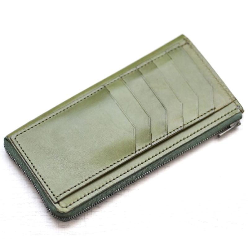 [STATUSY] FRAGMAN zip フラグマン ジップ 長財布 極小 ハンドメイド 日本製 栃木 レザー 本革 天然皮革 すっぽりと手のひらに収まるサイズ感｜SLOPEUP