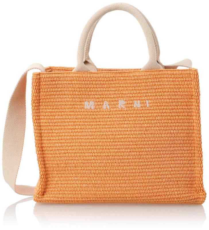 [MARNI] トートバッグ SHMP0077U0-P3860 EastWest レディース Black+Natural [並行輸入品]