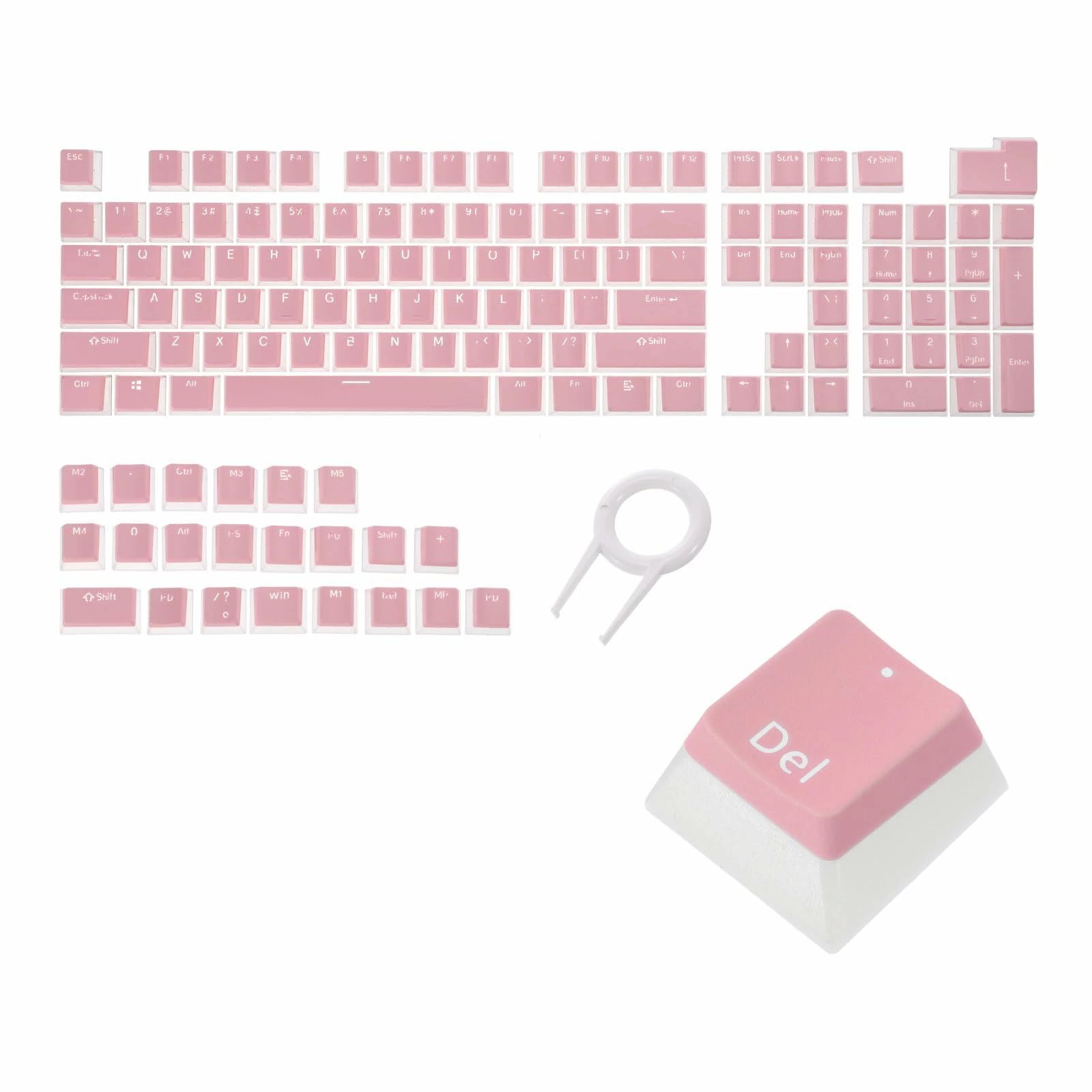 130キープディングキーキャップセット OEM横ずっぽう 60%ABS 61/63/64/68/75/82/84/87/96/98/104 機械類式キーボードレイアウト用 手当たり