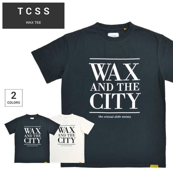 【楽天市場】TCSS ティーシーエスエス Tシャツ WAX T-SHIRT TEE 半袖 トップス カットソー メンズ S-XL ブラック ...