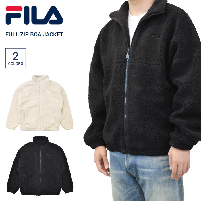 楽天市場】FILA フィラ フェイクファー ジップパーカー パーカー