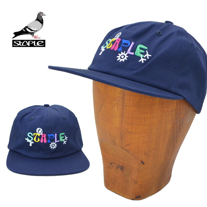 STAPLE ステイプル キャップ BAYSIDE TWILL CAP 帽子 ストラップバックキャップ 6パネルキャップ 2202X6853