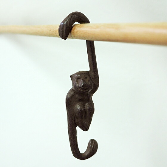 楽天市場】高岡鉄器 猿フック 小 : がらんどう