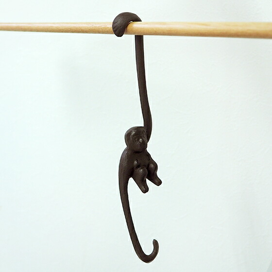 楽天市場】高岡鉄器 猿フック 小 : がらんどう