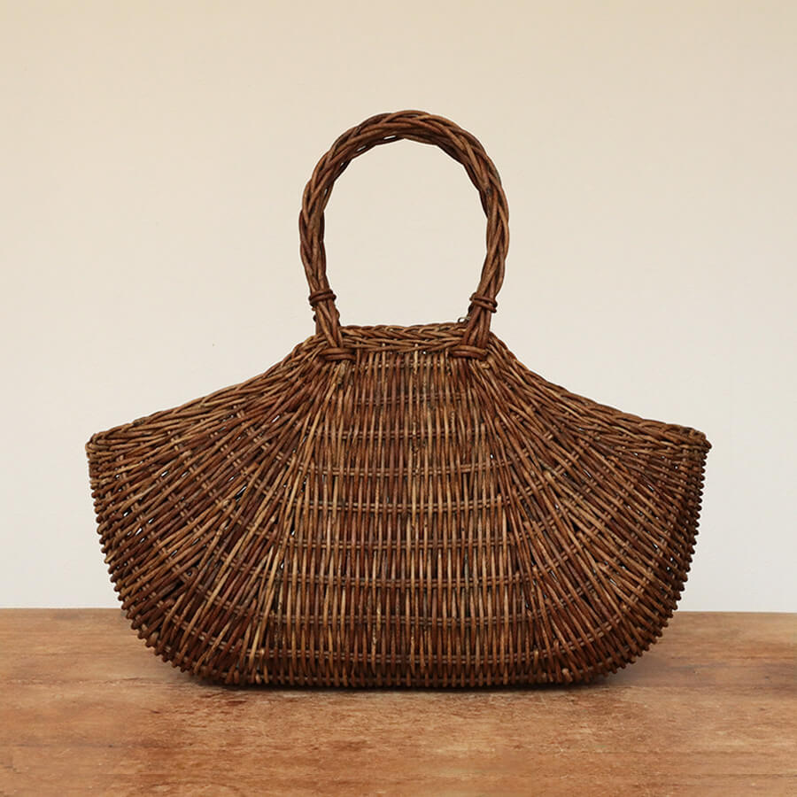 楽天市場】【岩手県 あけび蔓細工】あけびかご 手提げかご こだし編み