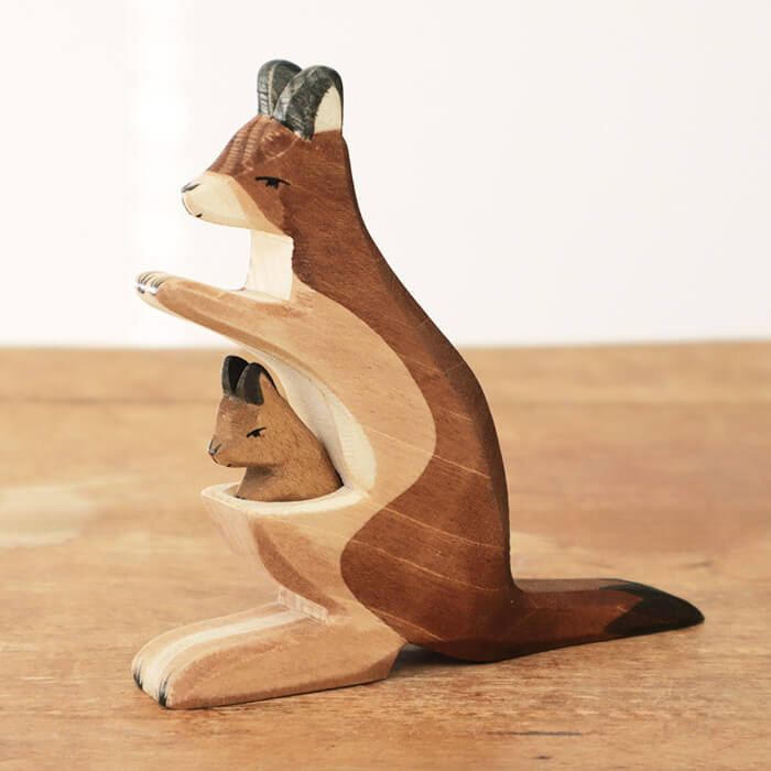 楽天市場】Ostheimer オストハイマー 木製 フィギュア カンガルー 子供