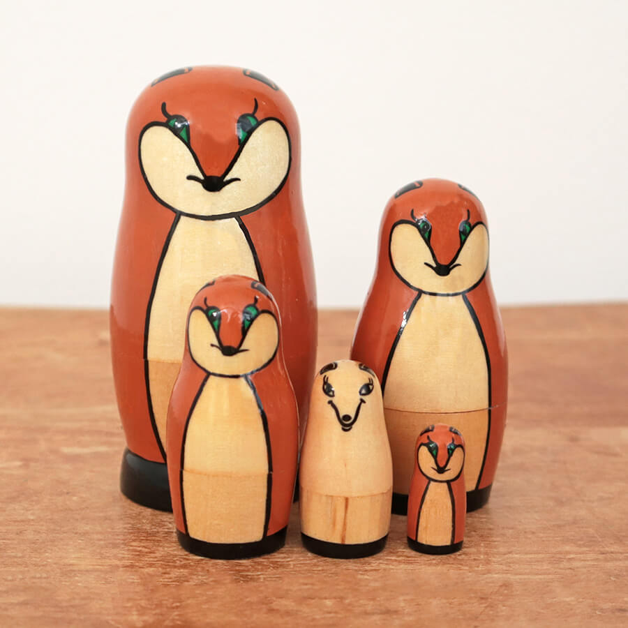 楽天市場】白木 おきあがりこぼし マトリョーシカ【VOLGA ヴォルガ