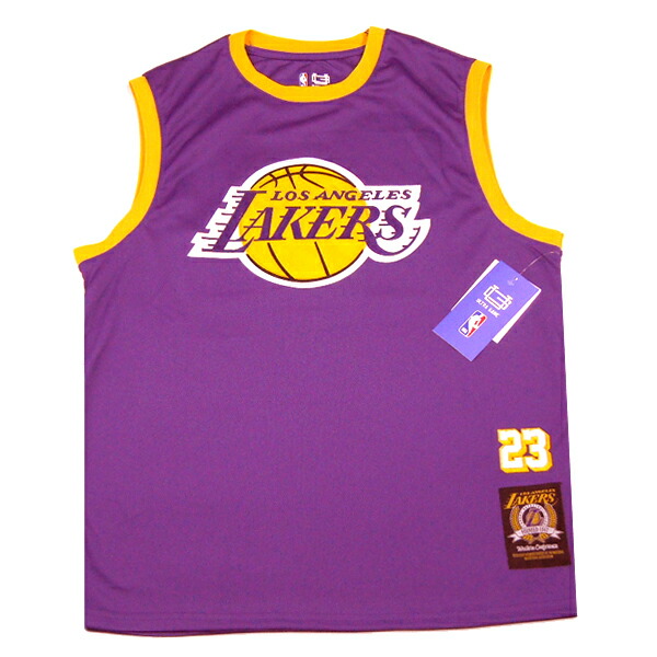 ULTRA GAME【堅苦しさ使用許可★背番号23★JAMES】NBA LOS ANGELES LAKERS ゲームジャージ【パープル/黄色】新品 メンズ ロサンゼルスレイカーズ 制服 篭球 NIKE ナイキ PRO STANDARD Mitchell\u0026Ness 御居処跳ねる 社交ダンス HIP HOP【NEW YORK買い付け】