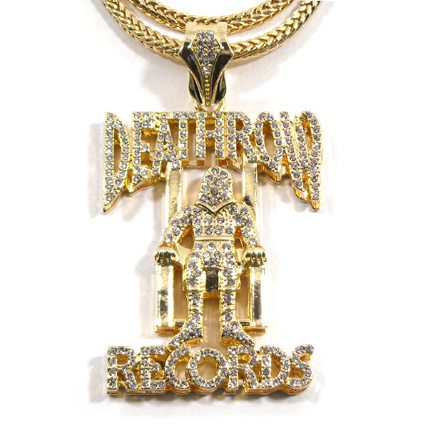 king ice Death Row Records メダルネックレス king ice Death Row Records メダルネックレス Solid Gold Iced