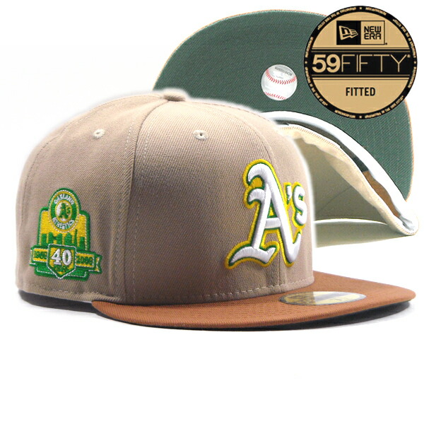 アスレチックス A's 鳩 ヒップホップキャップ 楽天市場】NEW ERA【激レア☆59FIFTY☆球団設立40周年サイド