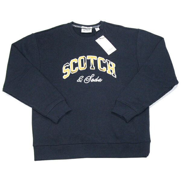 SCOTCH\u0026SODA【朦々たる★外国で押さえる★チェーン店刺しゅうのブランド名ロゴタイプ】労働者の一団素っ首 流汗【黒いこと 黒】新品 スコッチアンドソーダ メンズ G-STAR RAW ジースター DIESEL ディーゼル ENERGIE 活動力 Ben Sherman ベンシャーマン 虎 調教師【NEW YORK買い付け】